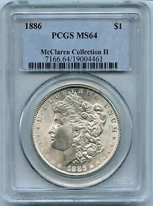 { 1886 PCGS MS64 [K Vo[ $1A}N[ RNV II