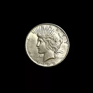 1925 S Peace Silver Dollar $1 AU  90% Vo[ j[X GXe[g RC