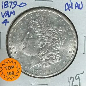 1879-O ���[�K�� �V���o�[ �h�� ~ CH/AU VAM 4 TOP 100 ~NICE COIN~