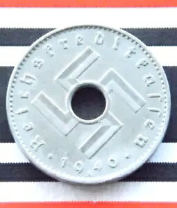 �h�C�c �R�C�� 10 PFENNIG 1940 A REICHSKREDITKASSEN �R���� �� 3 �����E��� + ���A