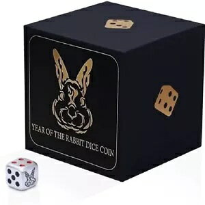 ROLLING DICE YEAR OF THE RABBIT 2023 1�I���X �V���o�[ �R�C�� �t�B�W�[