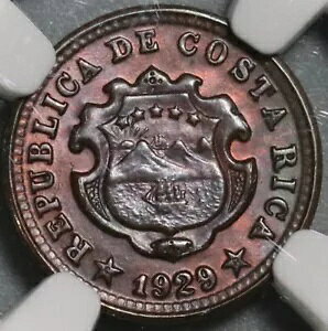 1929 NGC MS 64 �R�X�^���J 5 �Z���e�B���X �~���g �X�e�[�g �u�����Y �R�C�� (21030302D)