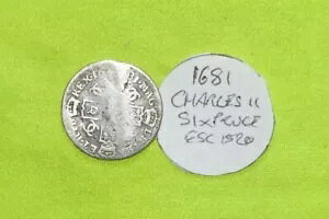 1681 �V���o�[ 6�y���X 6d �R�C�� �L���O �`���[���Y II 1660 - 1685 ESC1520