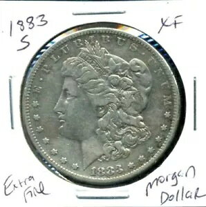 1883 S XF ���[�K�� �h�� 100 �Z���g �G�N�X�g�� �t�@�C�� 90% �i�C�X �č��V���o�[ US$1 �R�C�� #4698