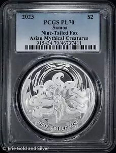 2023 $2 �T���A �v���[�t���C�N 1 �I���X �V���o�[ ����t�H�b�N�X PCGS PL 70