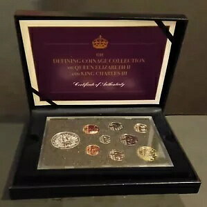 I953 QEII & 2023 KCIII �R���l�[�V���� UK United Kingdom Coins Ltd Ed 45 �̃{�b�N�X�Z�b�g