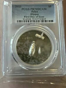 2023 CIT Palau Split View Hippo - PCGS PR70DCAM - ���s����