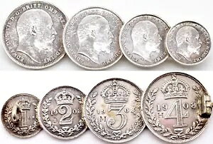 シルバー マウンディ マネー ブローチ ピン 1908 キング エドワード 7 世 良好な状態