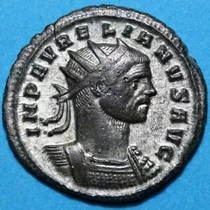 ���[�} �R�C�� Billon �V���o�[�h �A�E�����A�� �A���g�j�j�A�k�X ORIENS AVG-270-275 A.D-Rome