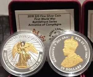 1918-2018 �x��R���s�G�[�j�� $20 1OZ �V���o�[�v���[�t �R�C�� �J�i�_ ��ꎟ���O��