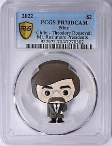 2022 �j�E�G �`�r �Z�I�h�A ���[�Y�x���g 1 �I���X �V���o�[ $2 �R�C�� PCGS PR70DCAM POP 1 !!