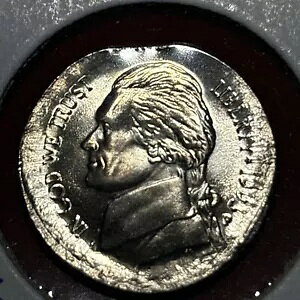1993-P Jefferson Nickel Centered Broadstrike ERROR COIN.BU S菇