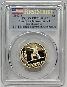 2022-S American Innovation VT Xm[{[h - PCGS PR70DCAM