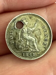 GB 1847 - 4 �y���X / �O���[�g - �r�N�g���A 1 �Ԗڂ̏ё� - 1846 �N�R�C���� 1847 �N�I�[�o�[�f�[�g