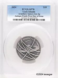 2024 NbN 2IX Vo[ jIy - Armillary Sphere - PCGS SP70