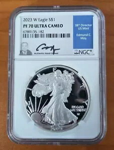 2023-W �v���[�t �V���o�[ �C�[�O�� NGC PF70 �E���g�� �J���I �G�h�����h C. ���C �I�[�g �u���[���x��