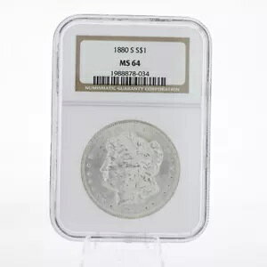 1880-S [K Vo[ 1 h RC 90%  PCGS MS64 P[X
