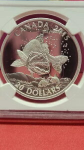 2015 �J�i�_ �k�� �X�|�[�c�t�B�b�V�� �E�H�[�A�C NGC PF 70 �E���g�� �J���I $20 �R�C��