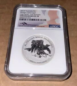 2021P 1�I���X �V���o�[ �I�i�K���V $1 �R�C��-NGC Enhanced Rev PF70-HR-FR-Mercanti