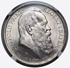 1911�N�A�o�C�G�����B�A���C�g�|���g���q�B�V���o�[ 3 �}�[�N�u90 ���N�v�R�C���B NGC MS-64�I