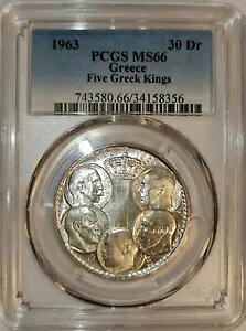 MV / 1963 30 hN}C 100 N - 5 l̉ - PCGS MS 66 !!!