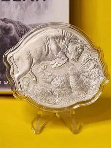 2021 $4 �\���������� �p���v �X�C�X �u�� V �x�A 2x1 �I���X �V���o�[ �R�C�� �Z�b�g