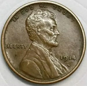 1914 年のリンカーン小麦ペニー 1 セント硬貨が流通しました ?? アメリカ合衆国