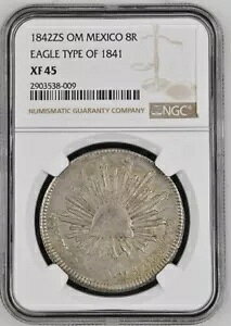 1842 ZS OM LVR 8R C[O ^Cv 1841 NGC XF 45