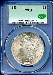 1885 P CACG MS64 [K Vo[ _[ $1 čǃRC 1885-P MS-64 CAC