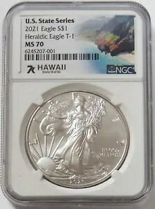 2021 AJ Vo[ C[O $1 nC #16/50 čXe[g V[Y T-1 NGC MS 70