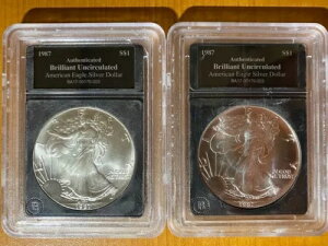 2-1987 BU 1�I���X �A�����J�� �C�[�O�� 999 �t�@�C�� �V���o�[ $1 �u���b�h�t�H�[�h����-LOT