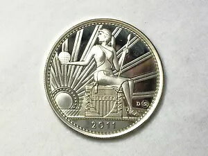 �_�j�G���E�J�[ - 2011 UNA 20 AMEROS - Seated Liberty - �V���o�[�v���[�t�d�グ