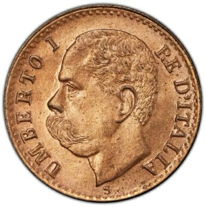 C^A 1899-1908 1 Centesimo yA PCGS MS64RB 2 RC bgAƂɐԂ!! D13