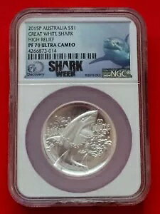 2015 P I[XgA O[g zCg V[N 1 IX .999 Vo[ v[t - NGC PF70 nC [t