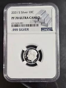 2021 (S) Vo[ 10c NGC PF70 Eg JI Vo[ RC