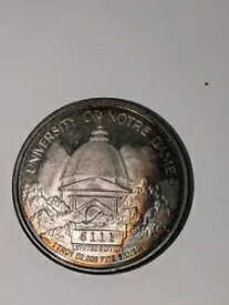 1988 ノートルダム ナショナル チャンピオンズ フットボール 1オンス 999 FINE シルバー ラウンド HI6