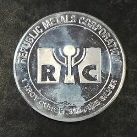 1 オンスのシルバー地金 REPUBLIC METALS 同梱発送 #o563