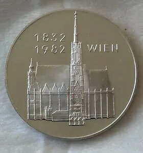 1832-1982 �E�B�[�� - 150 JAHRE BANKHAUS SCHELHAMMER & SCHATTERA .900 �V���o�[ ���E���h
