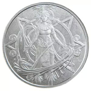 �A�X�e�J�̐��_ ���E���h 1 �g���C�I���X (31.1g) .999 �t�@�C�� �V���o�[