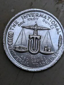 ���B���e�[�W 1974 �V���o�[ Universal Trade Unit �V���o�[ ���E���h 1 �I���X .999 ���A �R�[�h 666