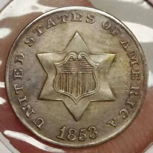 1853�N �X���[�Z���g�V���o�[ ���I�i �قږ����� �n�C�O���[�h�^�C�v�R�C�� -01