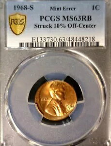 1968 �N��G���[ PCGS MS63 �I�t�Z���^�[ �����J�[�� �Z���g �i�C�X �L�[ ���t CH BU �R�C�� NR