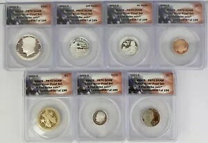 2021 S 7 �R�C���Z�b�g ANACS PR70 DCAM �f�B�[�v�J���I 1C 5C 10C 25C 25C 50C $1 #67 OF 199