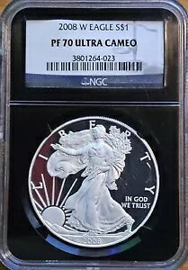 2008 SilverEagle NGC PF70 Eg JI ubN RA gbv |bv