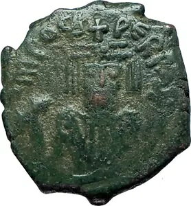 PHOCAS �{���� 602AD Cyzicus Half Follis �{���̌Ñ�r�U���`���R�C�� i66086