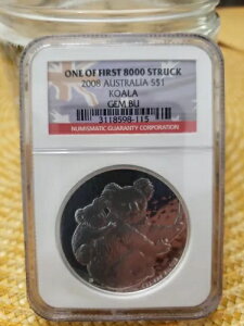 �ŏ��� 8000 �䂪 2008 �N�I�[�X�g�����A�ŃX�g���C�N $1 KOALA GEM BU �� 1 ��