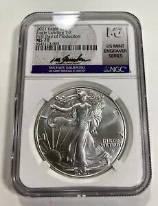 2021 $1 Vo[ C[O T-2 NGC MS70 ƃV[Y Michael Gaudioso 6772