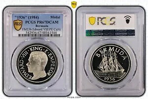 u1936v (1984 ) _ PCGS PR67DCAM o~[_ nCO[h 1000 ̂
