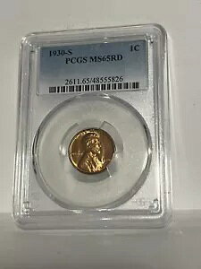 1930-S �����J�[�� �Z���g PCGS �O���[�h MS65 RD ���b�h�~���g������ !