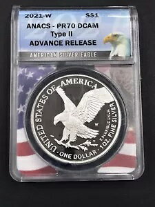 2021-W AJ Vo[ C[O - ANACS PR70 DCAM Type II AhoX [X